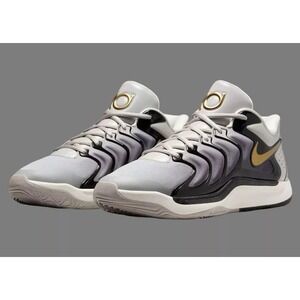 KD17 Men's Size 9.5 LT Iron Ore/Metallic Gold Basketball Shoes FJ9487-003  NEW